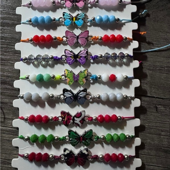 Jewelry - Vibrant Butterfly Charm Bracelets